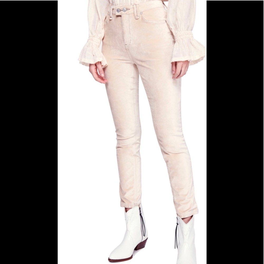 💞Host Pick NWT Free People Velvet Skinny Jeans - Picture 7 of 7